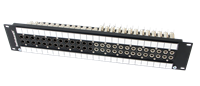 Combination Standard Size Video & 1/4" Long Frame Audio Patchbays
