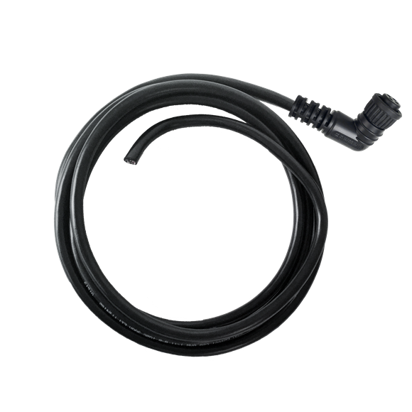 Mini-Con-X, 2-Meter Cable, 5 Pin Female, Blunt Cut, Right Angle 