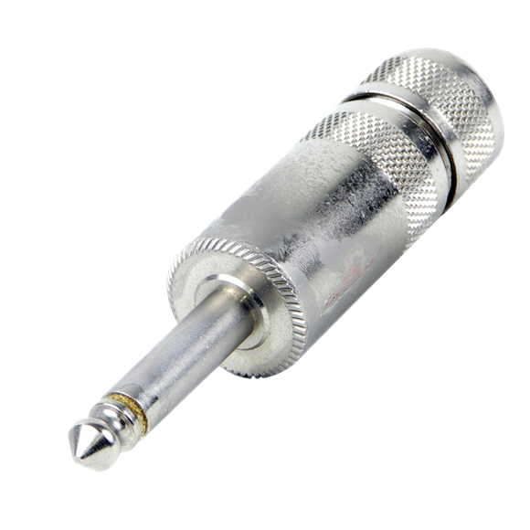 1 4 Mono 2 Conductor Cable Mount Silent Plug Compression Sealed Nut Screw Terminals Switchcraft