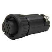 Multi-Con-X Cable End, 10-pin #20, Female, Crimp, Black, No Wing, Bulk