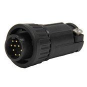 Multi-Con-X Cable End, 11-pin #20, Male, Crimp, Black, No Wing, Bulk