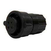 Multi-Con-X Cable End, 4-pin #20, Female, Crimp, Black, Wing, Bulk