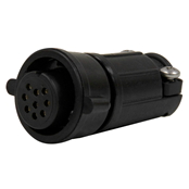 Multi-Con-X Cable End, 9-pin #20, Female, Crimp, Black, Wing, Bulk
