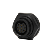 Multi-Con-X Panel, 9-pin #20, Female, Crimp, Black, No Wing, Bulk