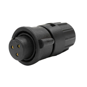 Mini-Con-X Cable End, 3-pin #20, Female, Crimp, Bulk