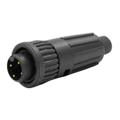 Mini-Con-X Cable End, 4-pin #20, Male, Crimp, Bulk
