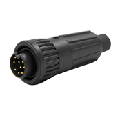 Mini-Con-X Cable End, 9-pin #22, Male, Crimp, Bulk
