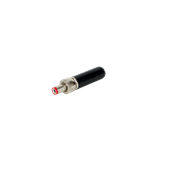 2.1mm (0.084") DC Power Plug, 1.7" overall length, locking, black handle