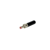 2.1mm (0.084") DC Power Plug, 1.8" overall length, locking, black handle