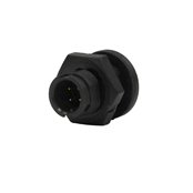 EN2 Panel Connector, 4 position #22 male pins, #22 contact size