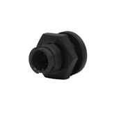 EN2 Panel Connector, 6 position #26 male pins, #26 contact size