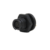 EN2 Panel Connector, 7 position #26 female sockets, #26 contact size