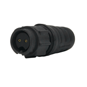 EN3 Harsh Environment Cable-to-Cable, 2-pin, Female, Solder Cup, Bulk