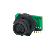 EN3 Harsh Environment Panel Mount, 3 contact, female, Wide RAPCB