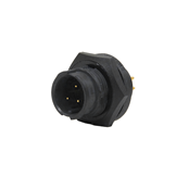 EN3 Harsh Environment Panel, 3-pin, Male, PC Tail (0.187 in / 4.7 mm), Kit