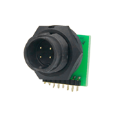 EN3 Harsh Environment Panel Mount, 4 contact, male, Narrow RAPCB