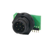EN3 Harsh Environment Panel Mount, 8 contact, male, Wide RAPCB