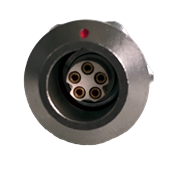 Dura-Pull Push Pull Connector, Front Panel Mount, 5 position, Male