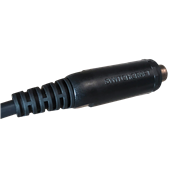 Cable Mount (In-Line) DC Power Jack, 2.5mm Pin, 5.5mm Bushing, w/o Flex Relief