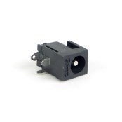 Right Angle PC Mount DC Power Jack, pin size 0.100"(2.5mm)