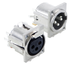 F Series XLR Shielded PC Mount