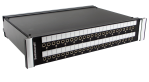 48 Point Fully Enclosed 1/4" Long Frame Patchbays with PPT Punchdown I/O