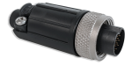 9 thru 18 Position Shielded Mini Con-X 0.760" OD
